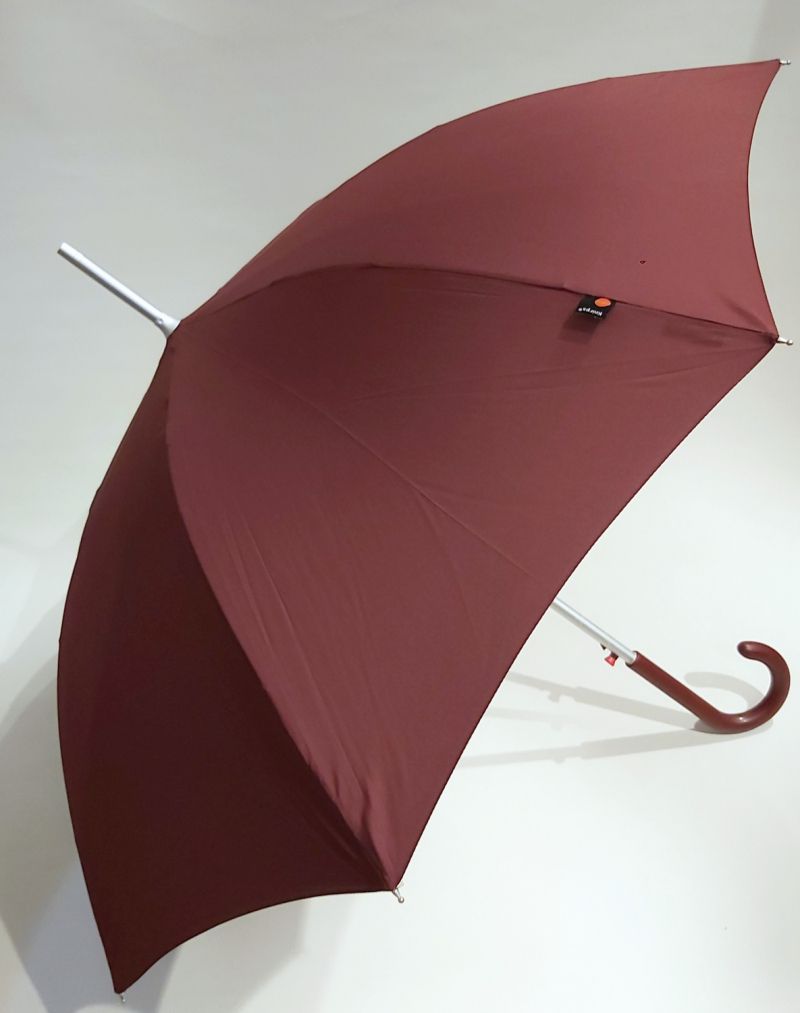 Parapluie femme tempête Knirps - Long uni bordeaux automatique
