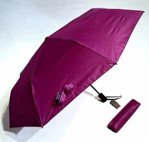 Parapluie Knirps mini pliant open close uni violet / prune - léger & solide