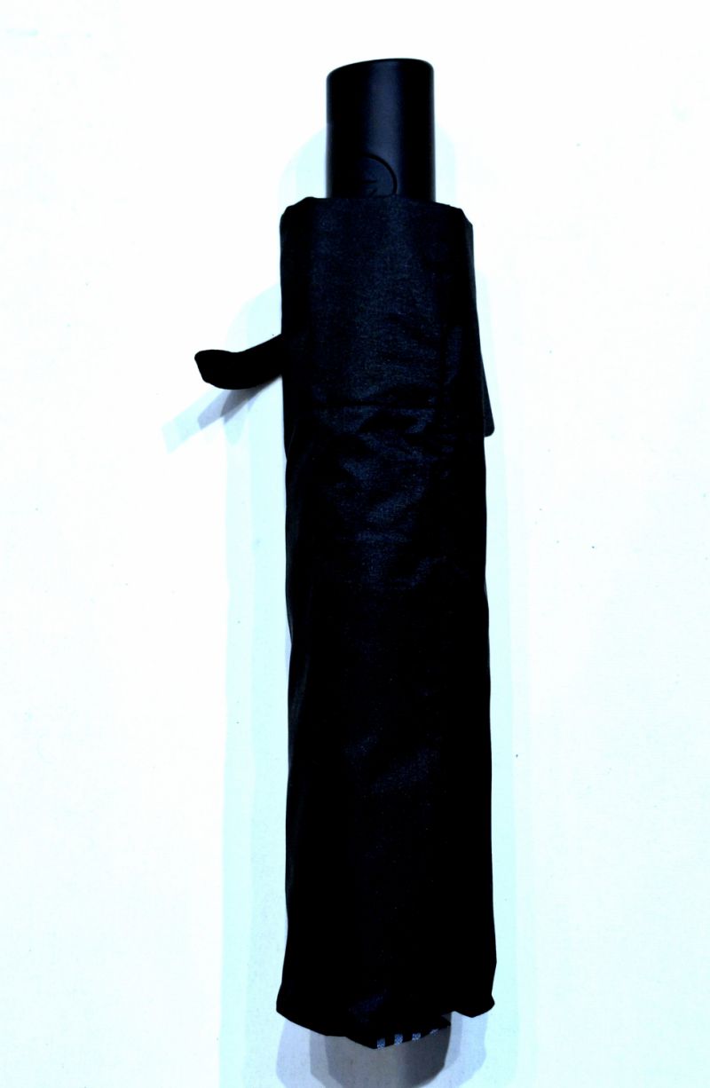 Mini parapluie pliant A200 Knirps open close PURE NOIR garantie 5ans - Léger & solide