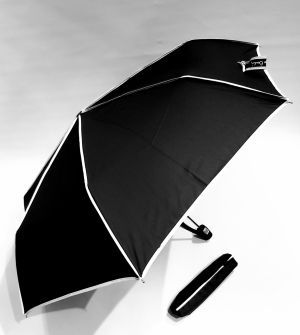 ZOMAKE Parapluie Pliant Resistant au Vent,Noir Mini Parapluies Compact  Automatique pour Homme Femme - Petit Umbrella Paraplui de Poche Solide Anti  Tempete(Noir) : : Mode
