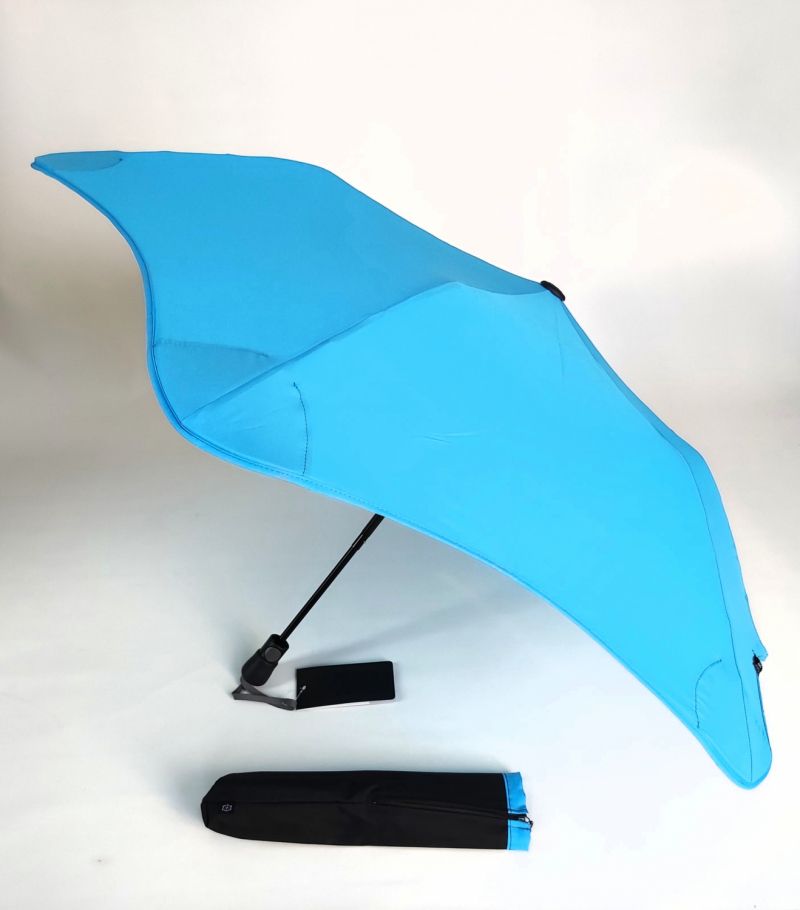 Parapluie Blunt XS Metro anti vent tempête femme homme pliant automatique  uni bleu ciel Nouvelle Zélande