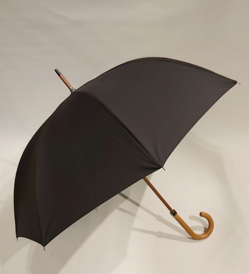 Parapluie Canne - Anti Tempte - Ouverture Automatique - Super Solide Avec  10 Baleines En Fibre, Noir