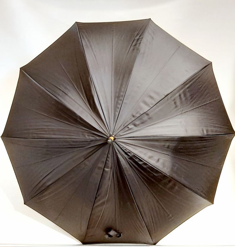Parapluie homme long haut de gamme uni noir / Piganiol - Manuel à