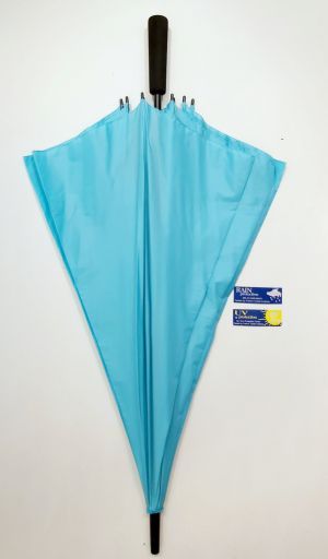 Parapluie femme long transparent PVC manuel gansé vieux rose Ezpeleta -  léger & anti vent - Grand & de qualité - Tendance /
