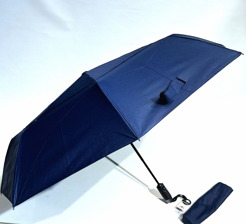 Parapluie pliant Golf XXL bleu marine open close poignée ergonomique Magic XM Air Doppler - 122cm diam