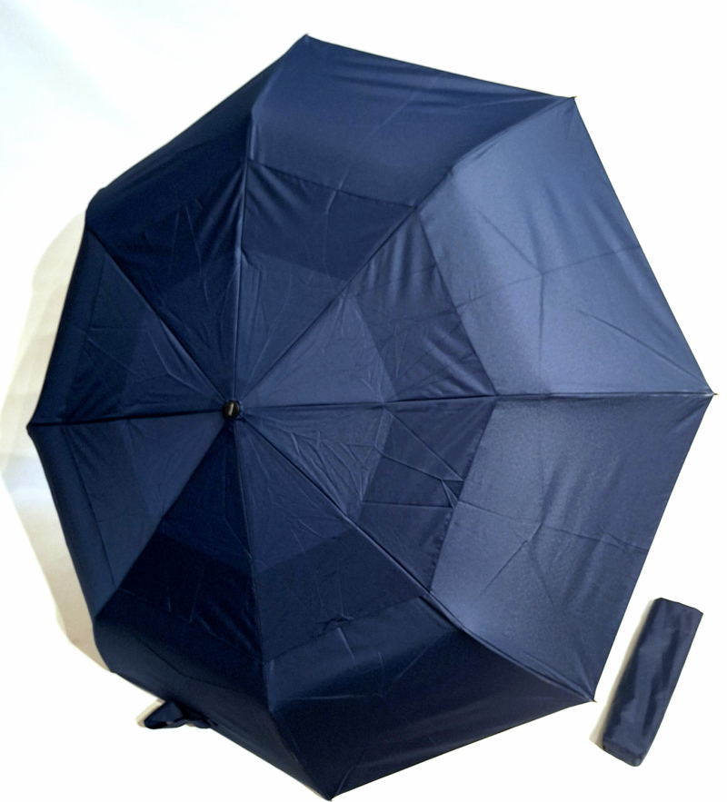 Parapluie pliant Golf XXL bleu marine open close poignée ergonomique Magic XM Air Doppler - 122cm diam