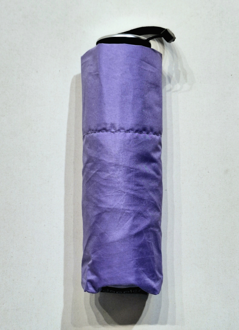 Parapluie compact MICRO LEGER pliant uni manuel violet - Micro rond 16 cm & Pas cher