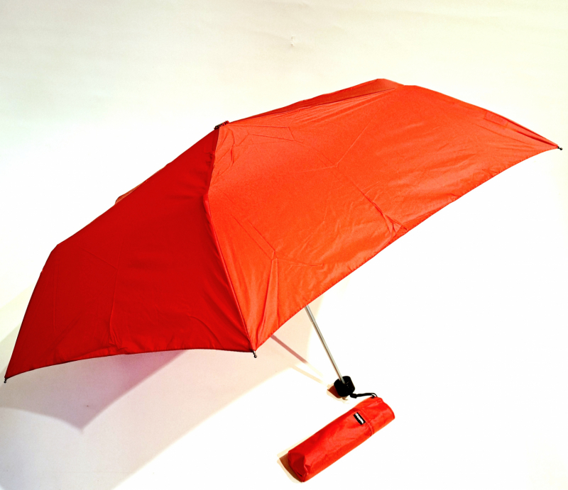 Parapluie Doppler mini Fiber Havanna PLUME 140g manuel uni orange- Utra léger & solide