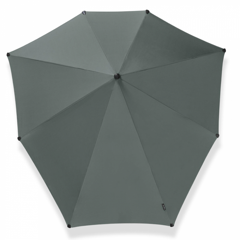 Parapluie Tempête SENZ XXL manuel uni vert Forest anti uv - Résistant & Housse Bandoulière ajustable