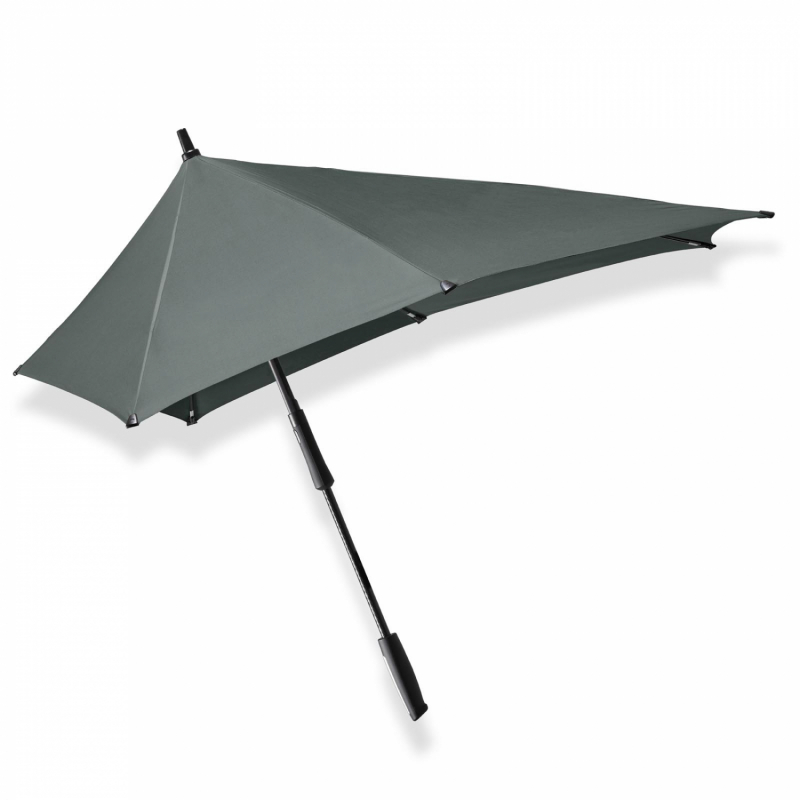 Parapluie Tempête SENZ XXL manuel uni vert Forest anti uv - Résistant & Housse Bandoulière ajustable