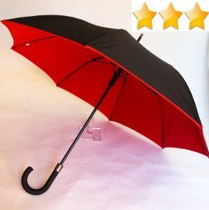 Parapluie Anti Retournement - Parapluie Passvent marron et dorée