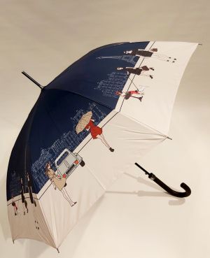 Grand parapluie homme Motif - Texture Jacquart