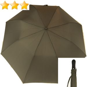 Parapluie golf XXL pliant automatique gris housse sac à dos LEGER - grand et résistant