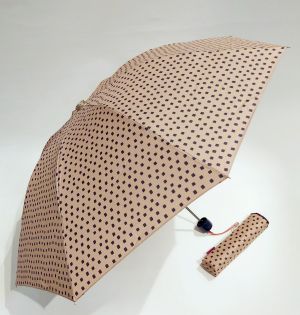 Parapluie Anti Retournement - Parapluie Passvent marron et dorée long